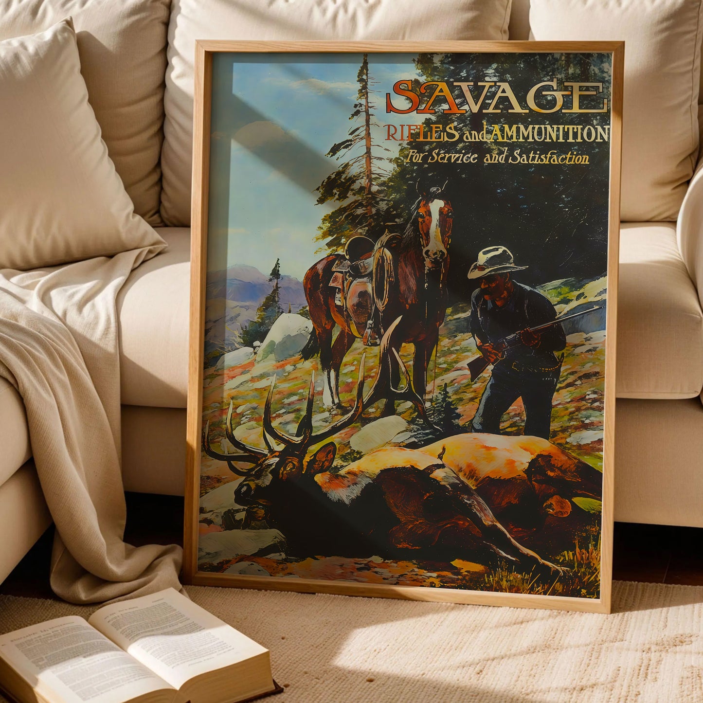 Hunting Wall Art Travel Poster