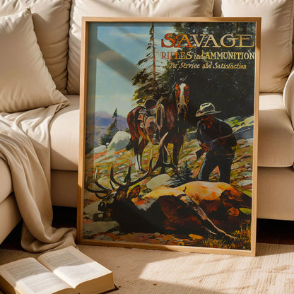 Hunting Wall Art Travel Poster