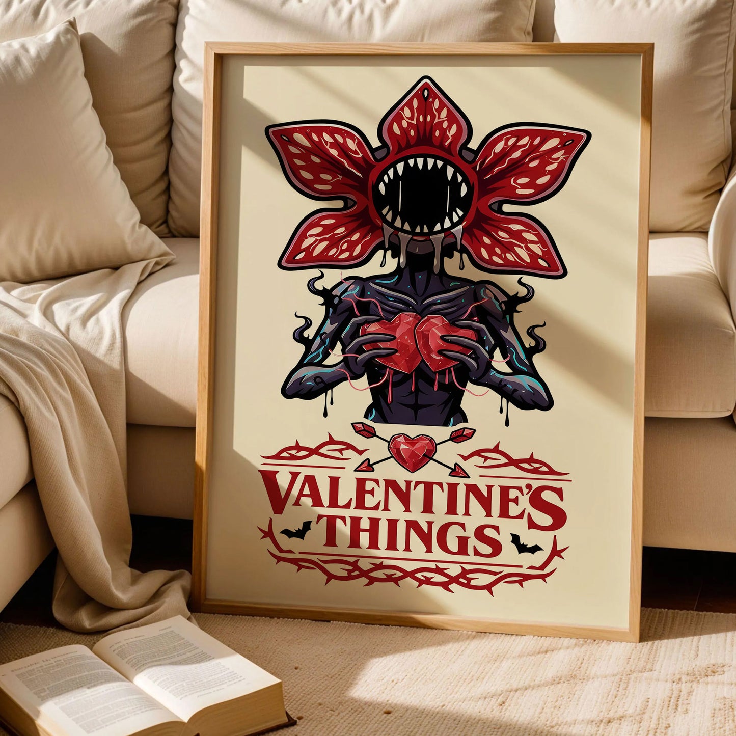 Stranger Things Valentine Art