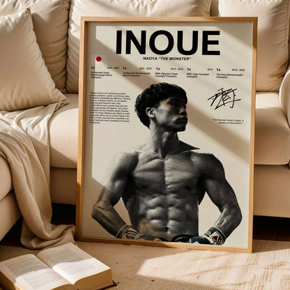 Naoya Inoue Boxing Poster