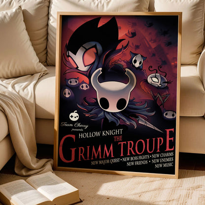 Hollow Knight The Grimm Troupe Poster