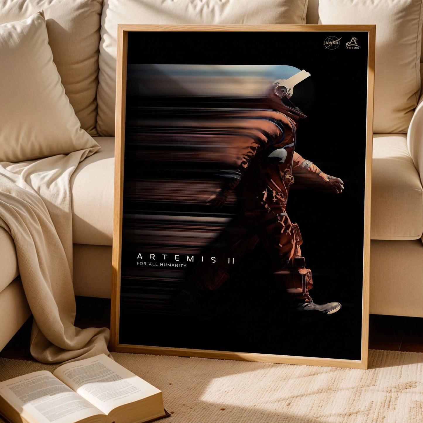 Swell Scenes Artemis II NASA Poster