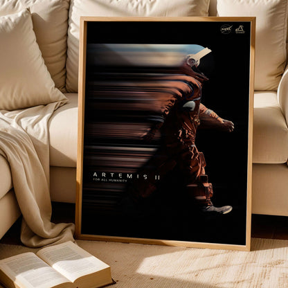 Swell Scenes Artemis II NASA Poster
