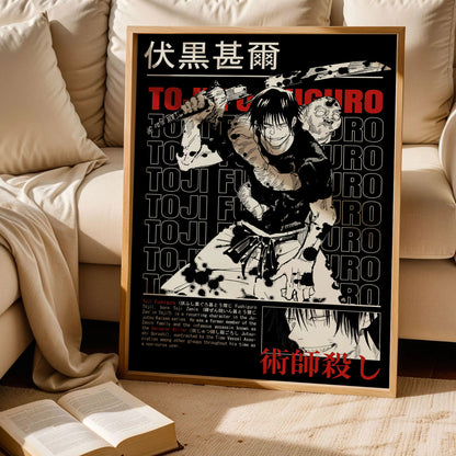 Jujutsu Kaisen Anime Wall Art