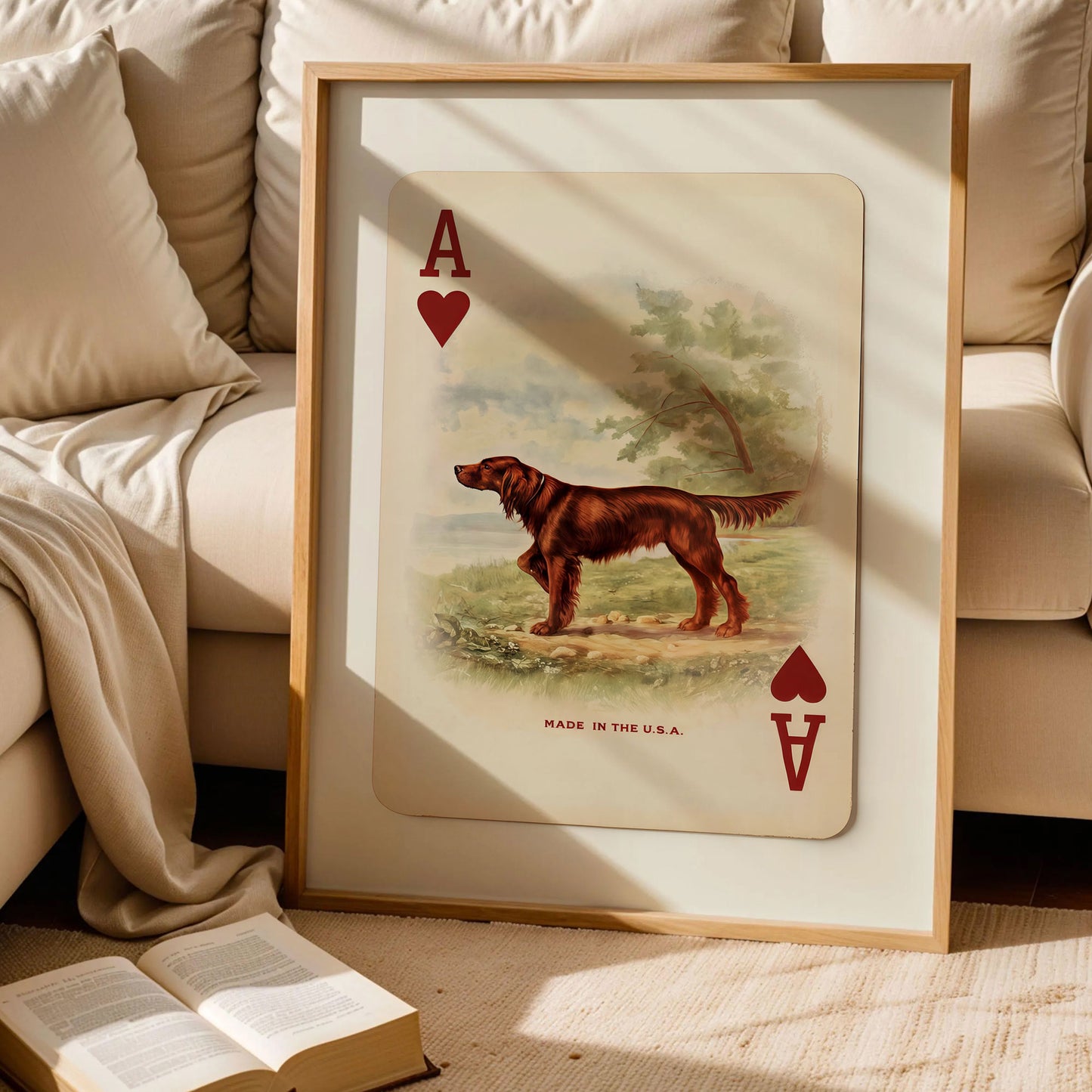 Dog Card Poster