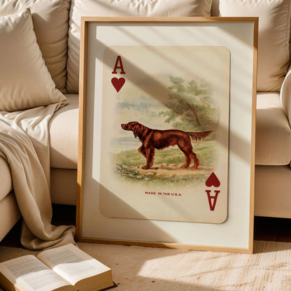 Dog Card Poster
