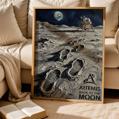 NASA Apollo 14 Moon Landing Concept Art