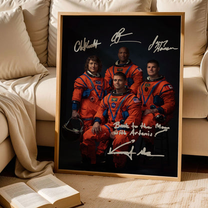 Artemis II Official Crew Poster