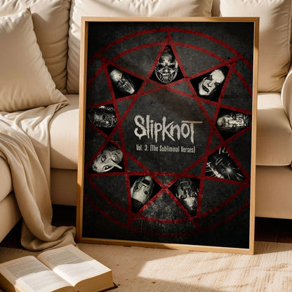 Slipknot's Album Vol 3 The Subliminal Verses Poster