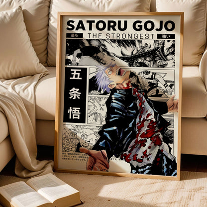 Satoru Gojo Jujutsu Kaisen Print Art
