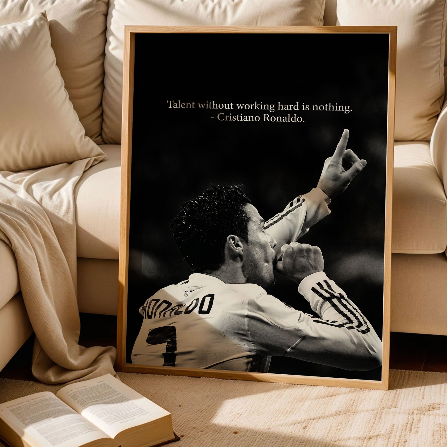 Cristiano Ronaldo Quote Poster