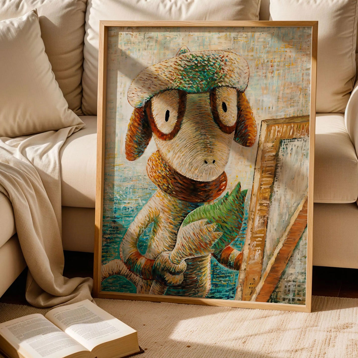 Van Gogh Smeargle Art Print