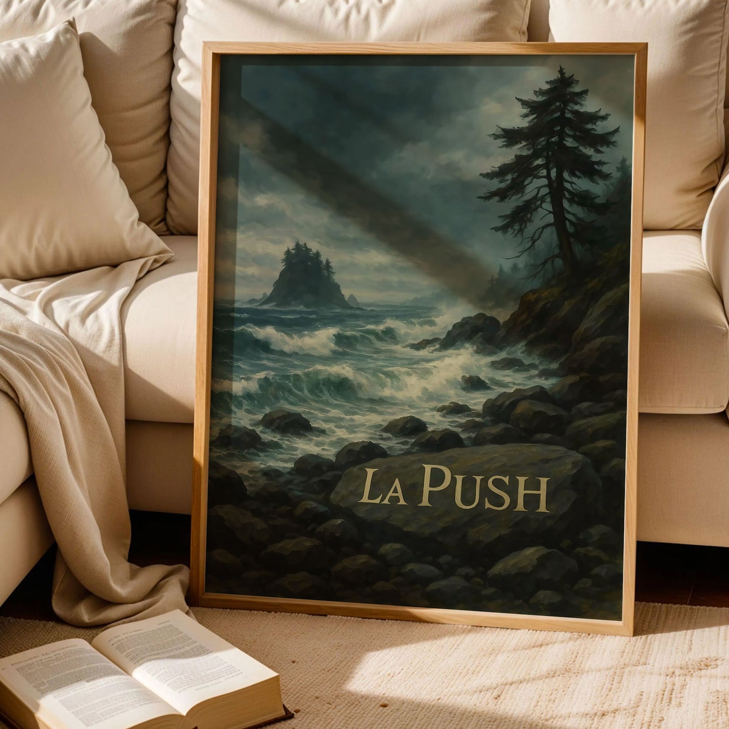 La Push Stormy Coast Poster