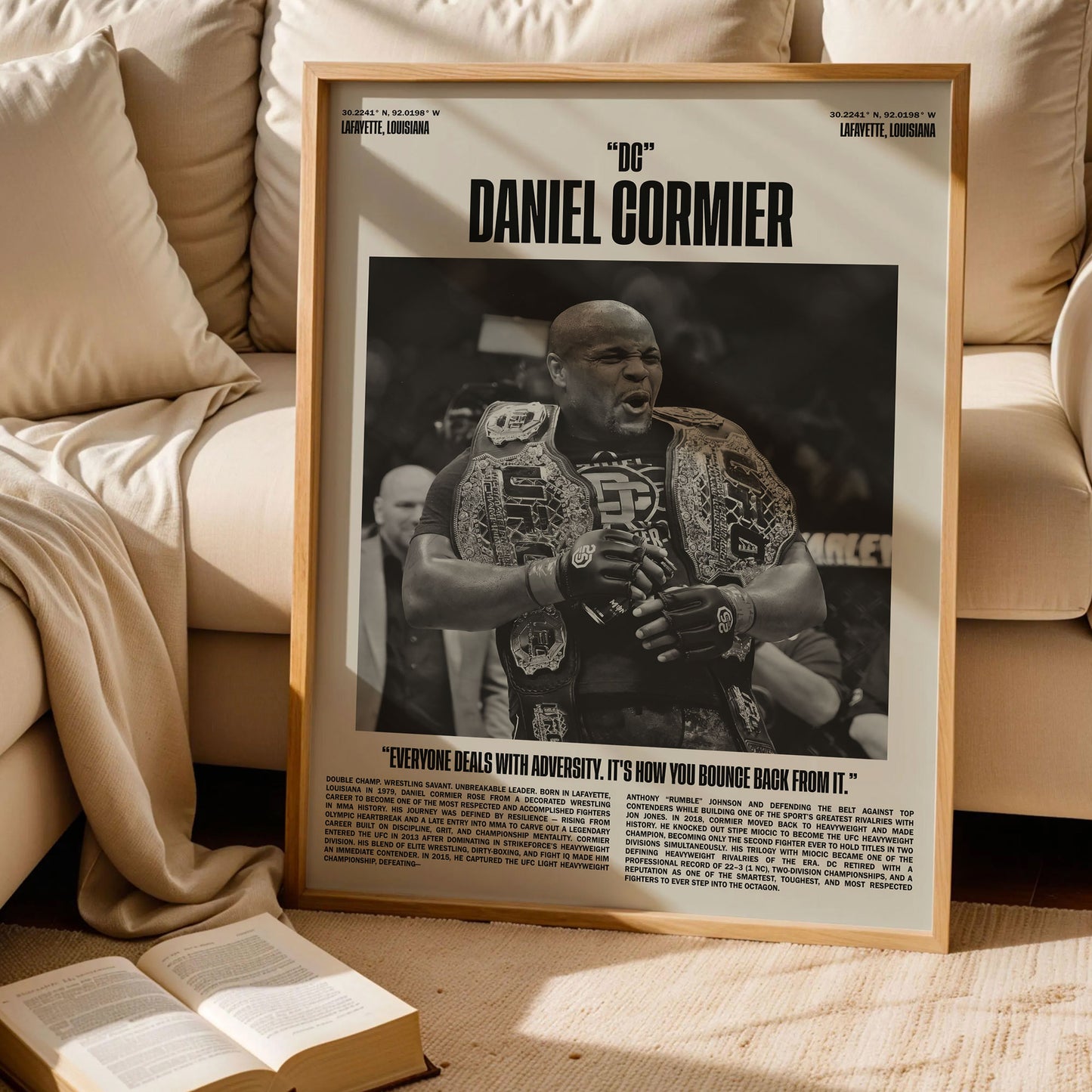 Daniel Cormier MMA Poster
