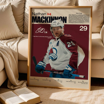 Nathan MacKinnon Poster