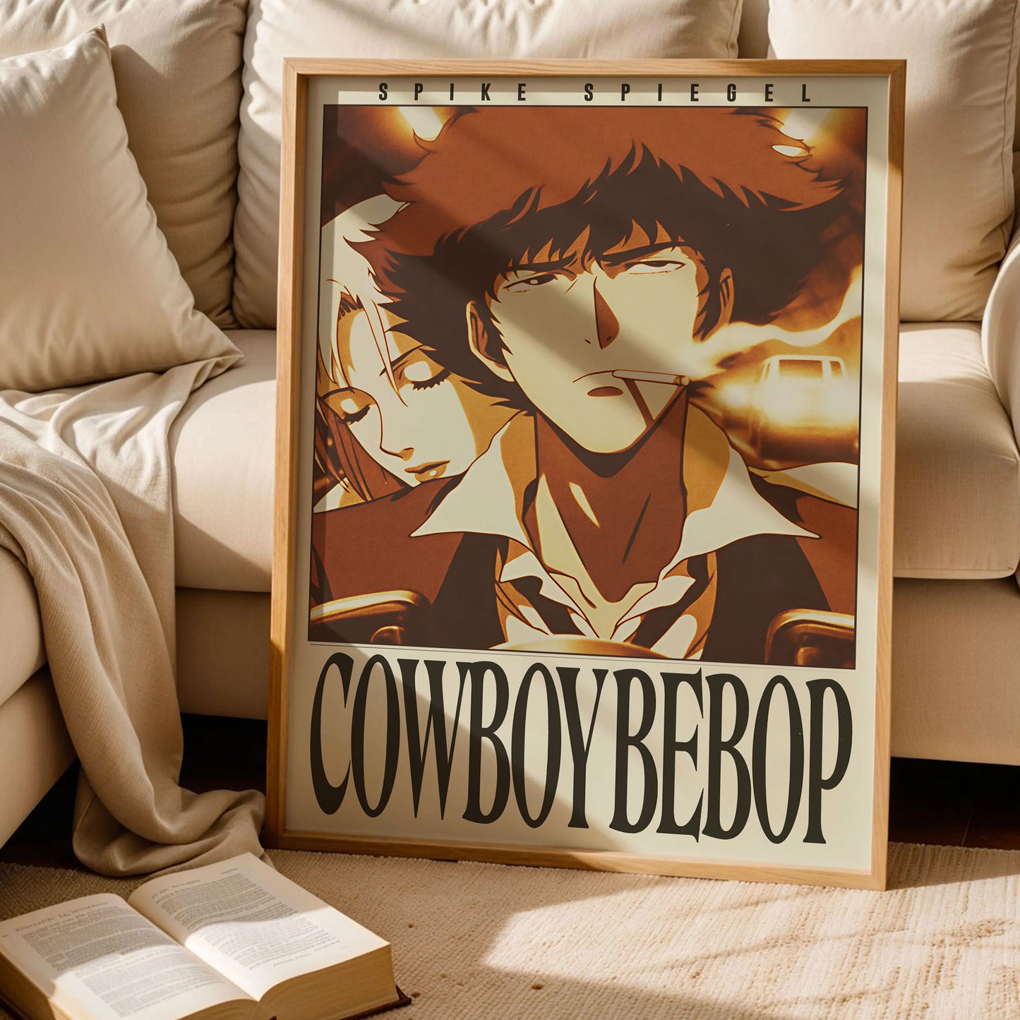 Cowboy Bebop Spike Spiegel and Faye Valentine Poster