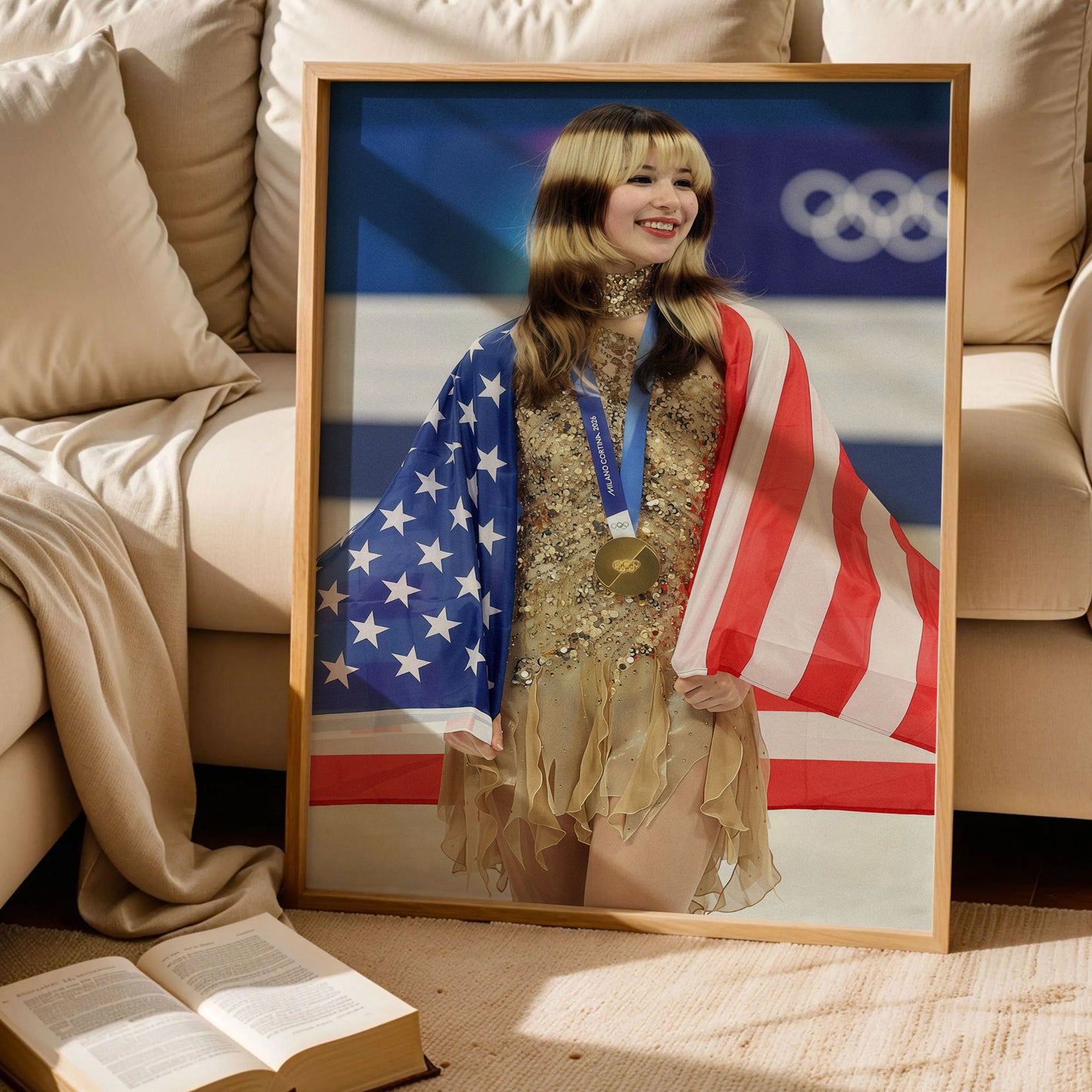 Alysa Liu Olympic 2026 Poster
