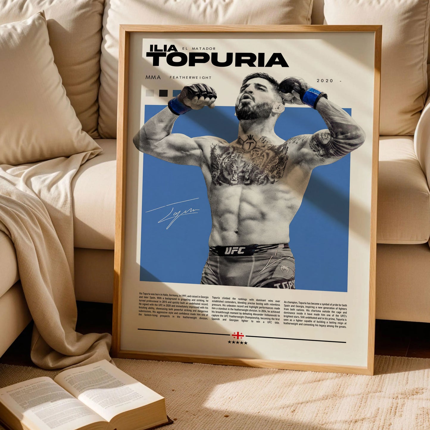 Ilia Topuria Poster