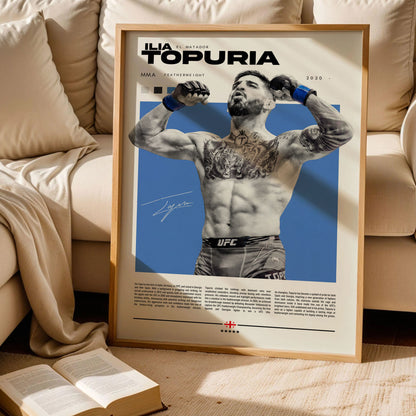 Ilia Topuria Poster