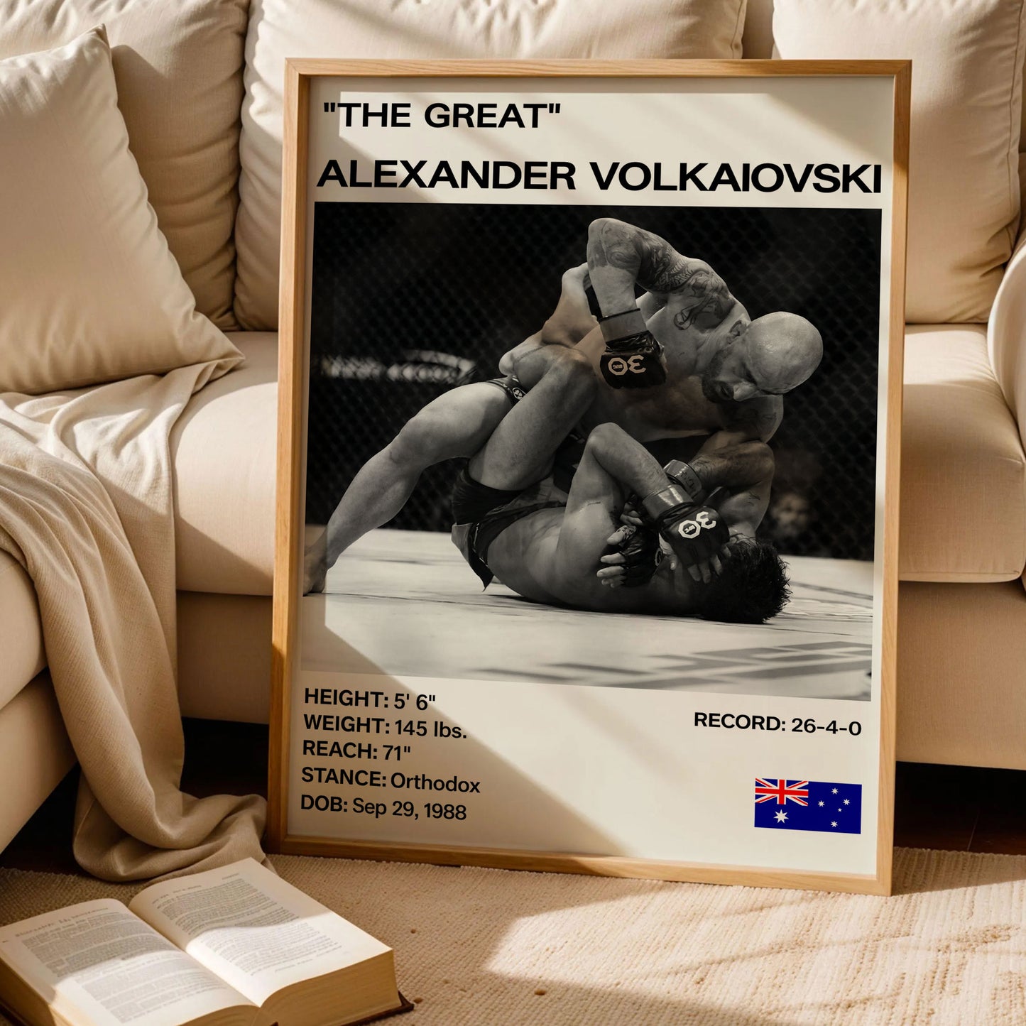 Alexander Volkanovski Poster