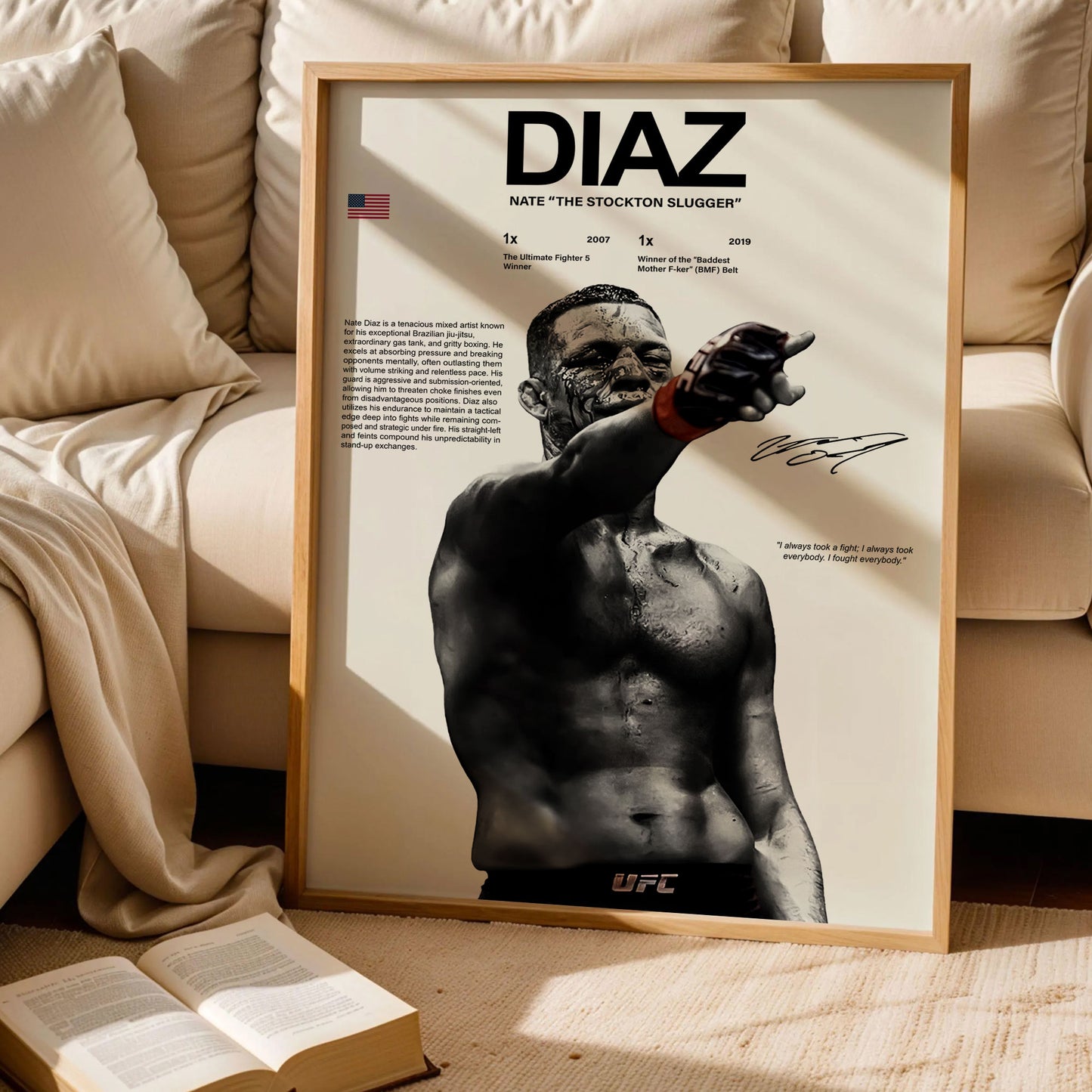 Nate Diaz Poster