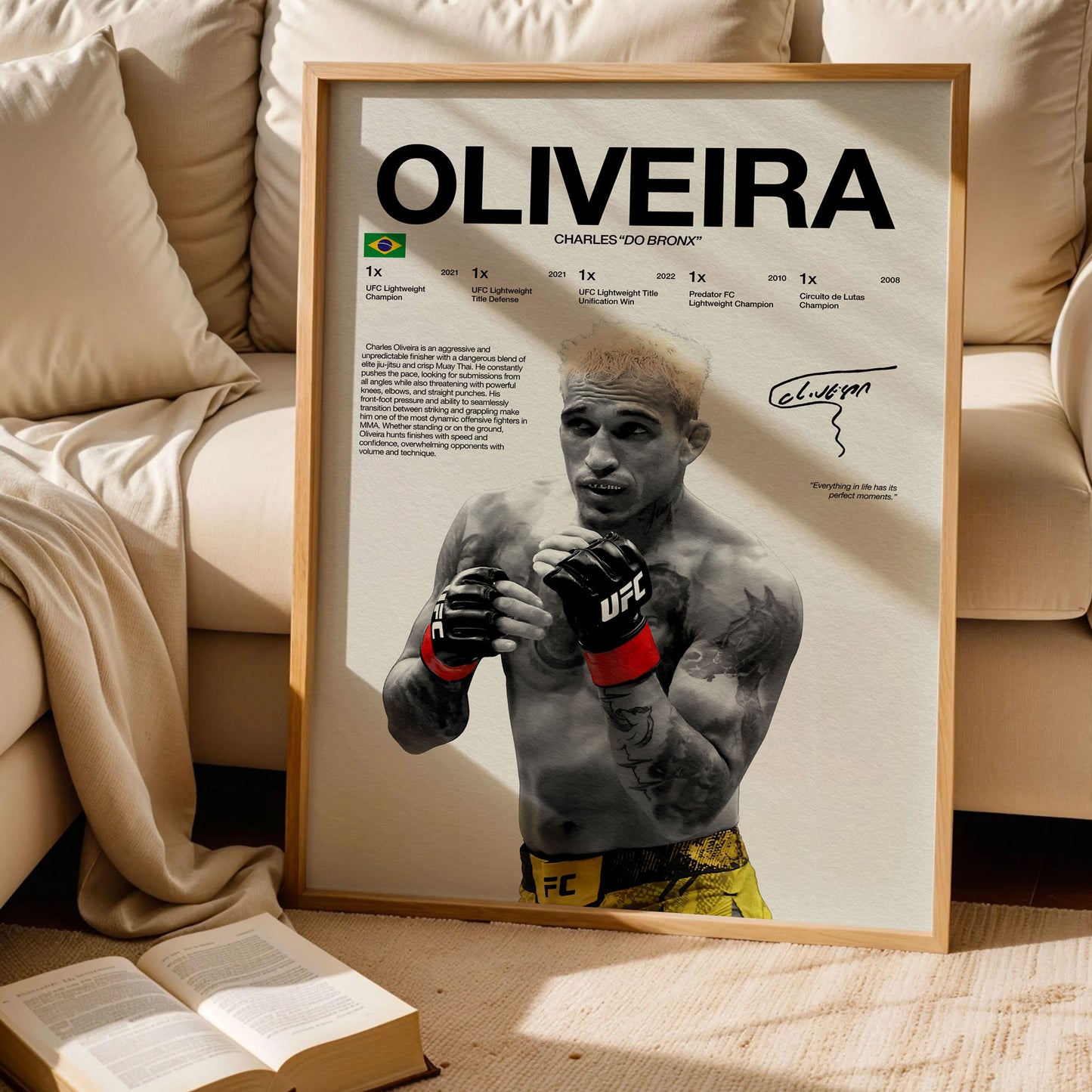 Uliveira UFC Poster