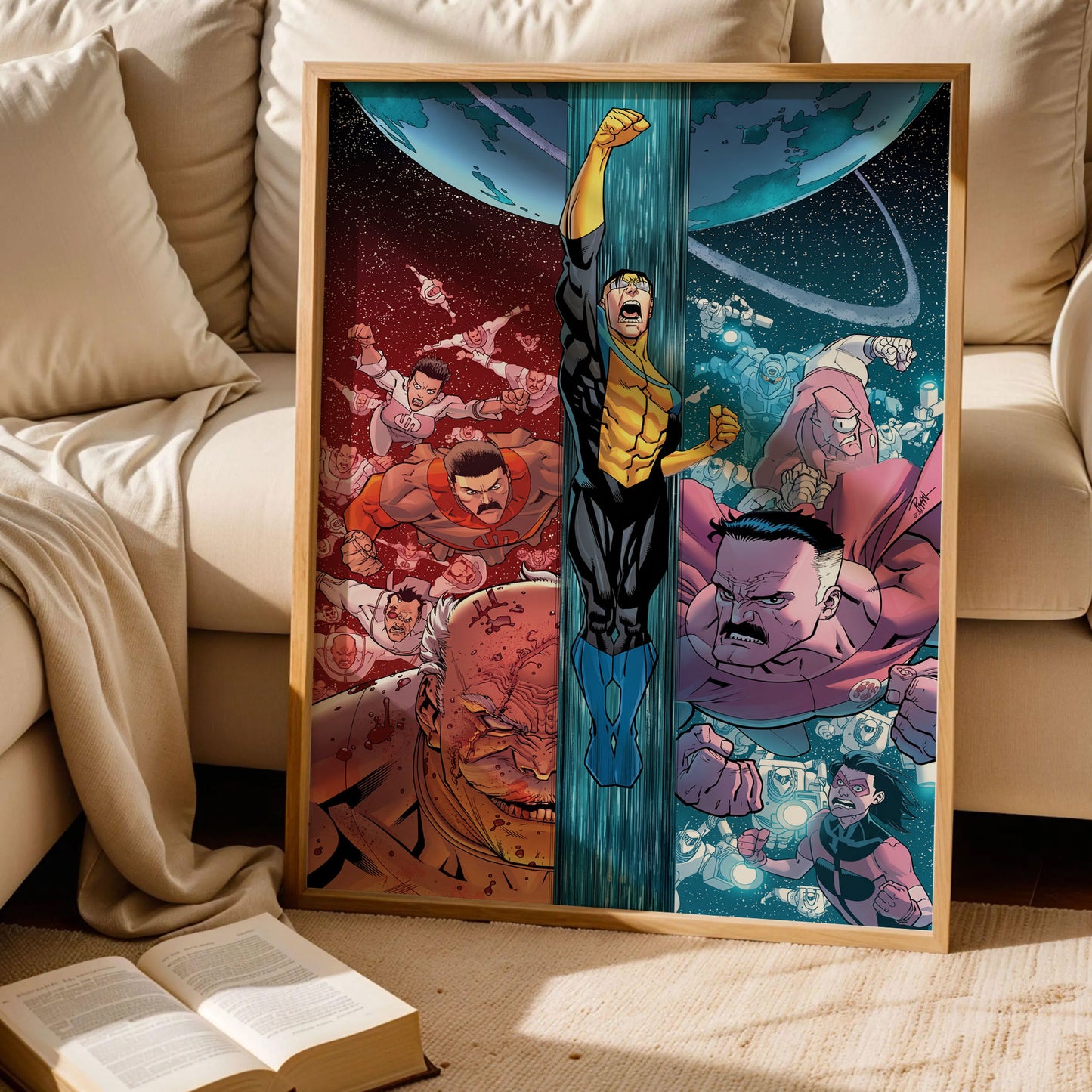 Invincible Comic Book Cover Art' Poster