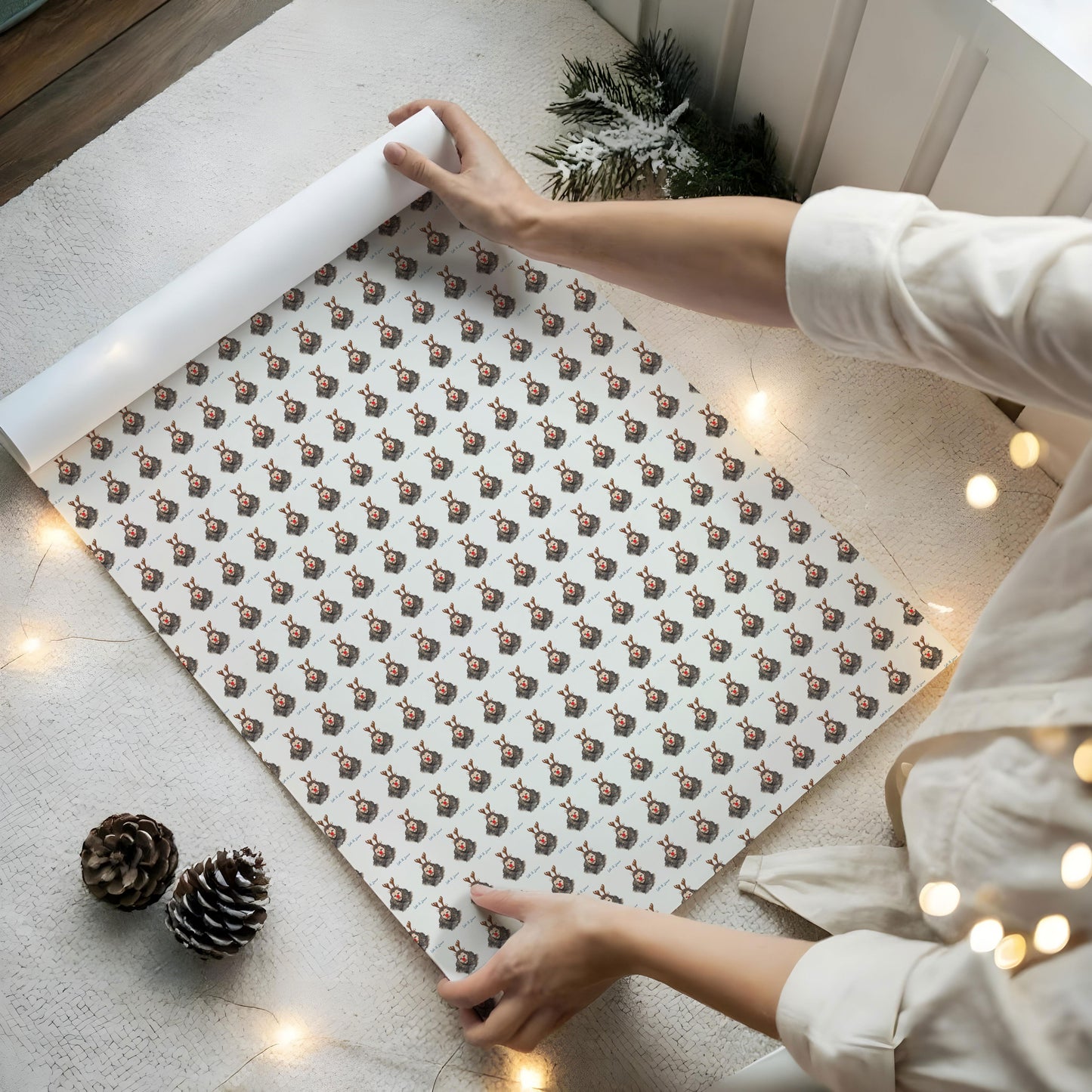 Jon Snow Christmas Wrapping Paper GOT Holiday Gift Wrap