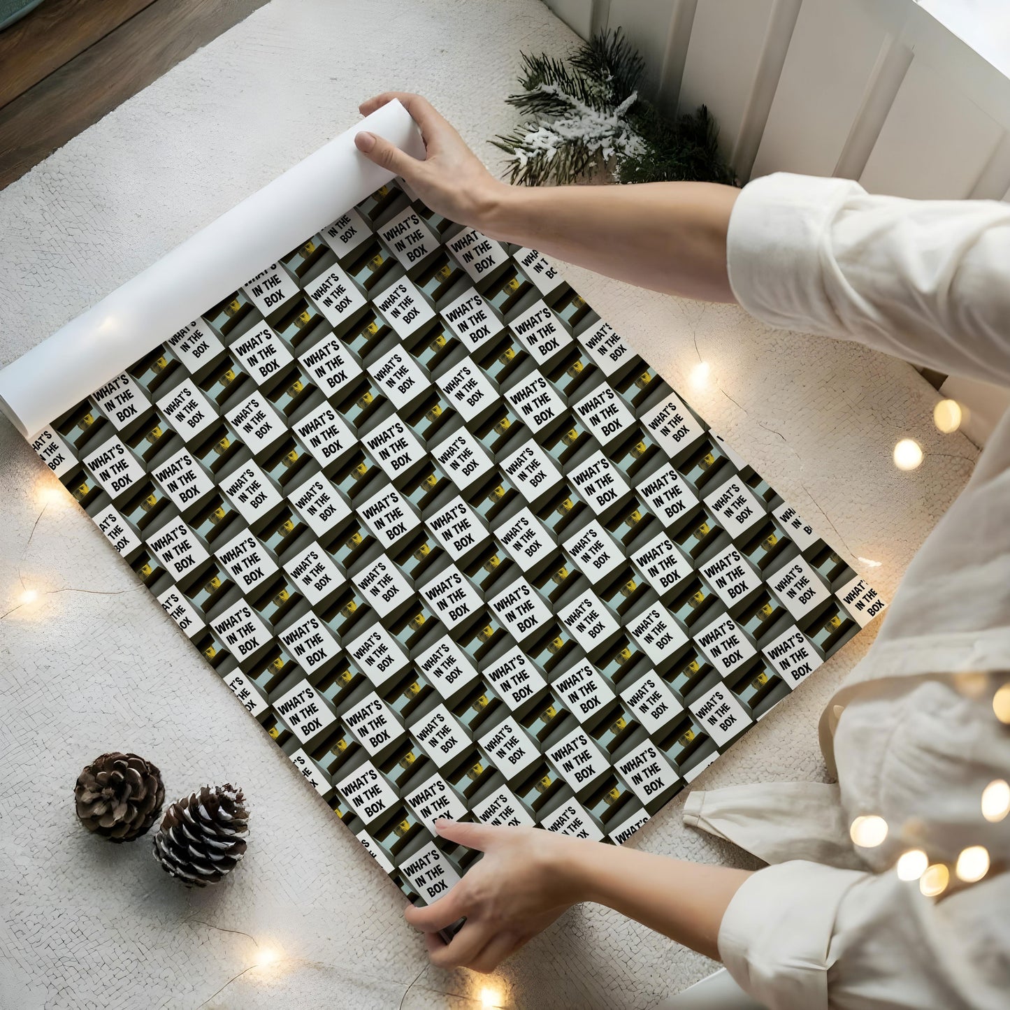 Brad Pitt Meme Wrapping Paper Se7en Movie Gift