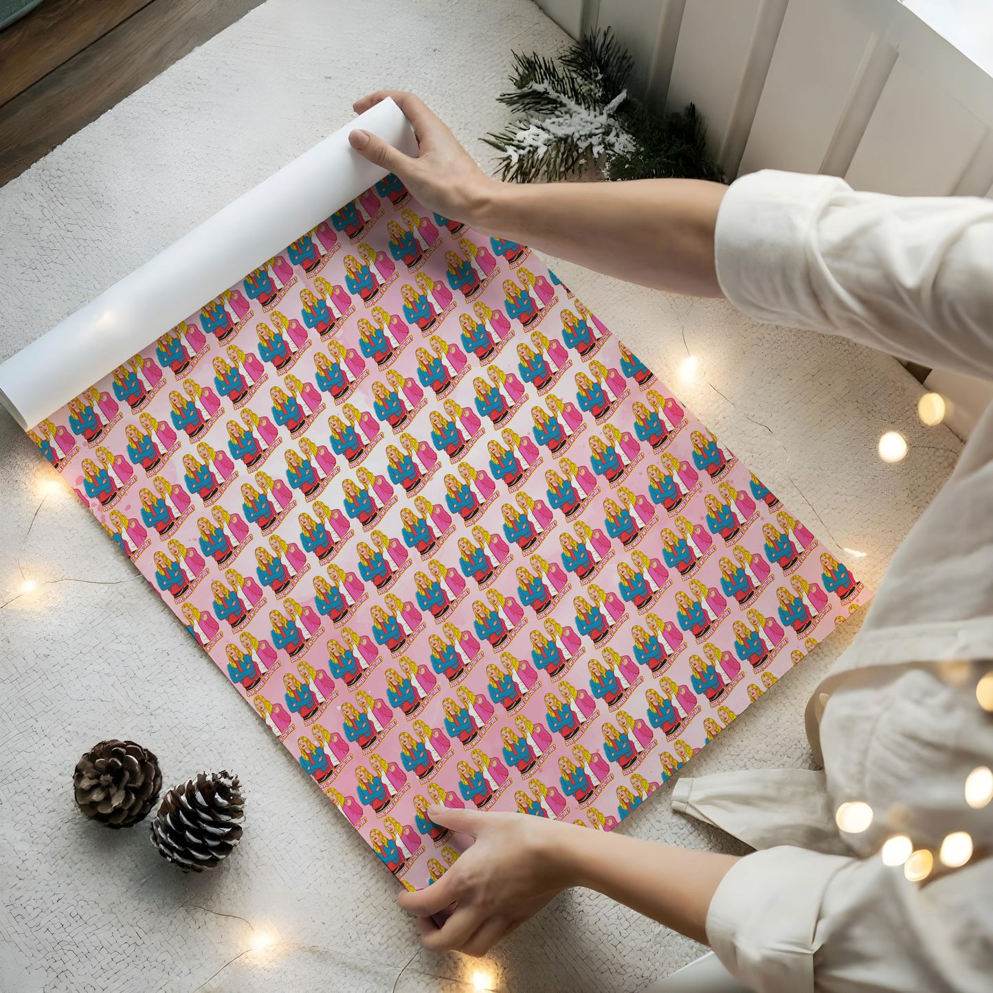 White Chicks Wrapping Paper Funny Movie Gift Paper