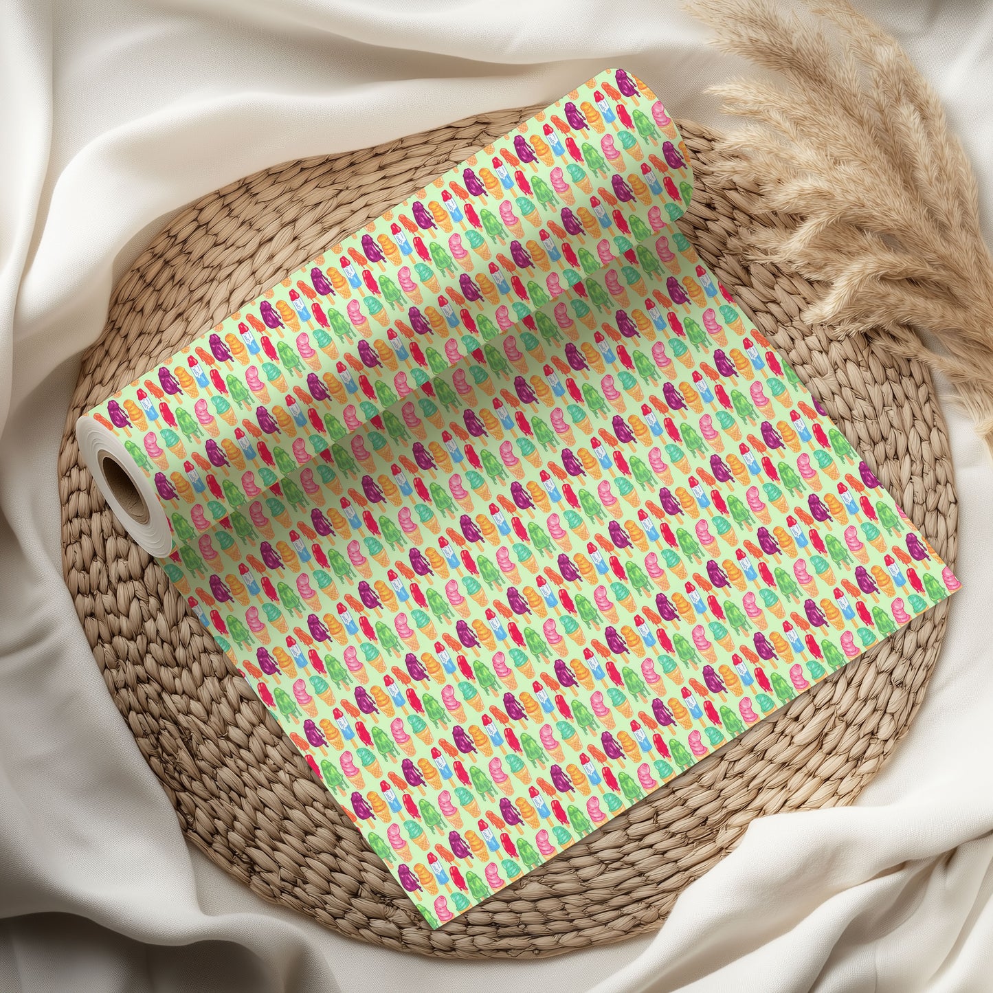 Funny Adult Ice Cream Christmas Wraping Paper Gift