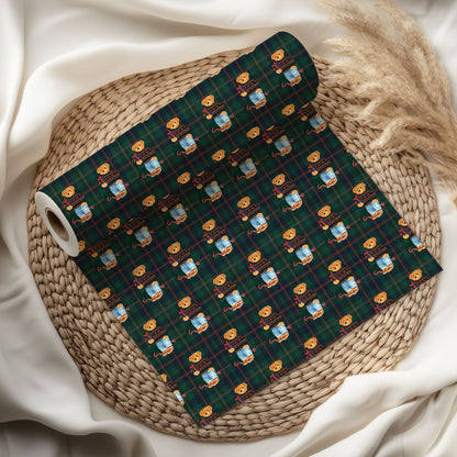 Bear Xmas Wrapping Paper Christmas Gift