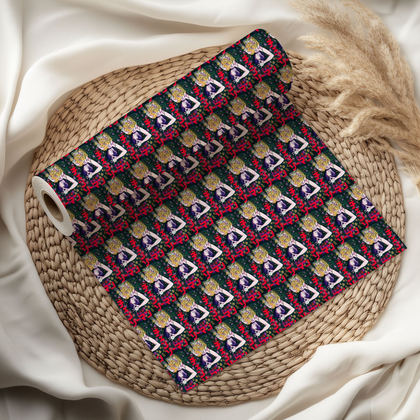 Chainsaw Man Xmas Gift Wrap with Holiday