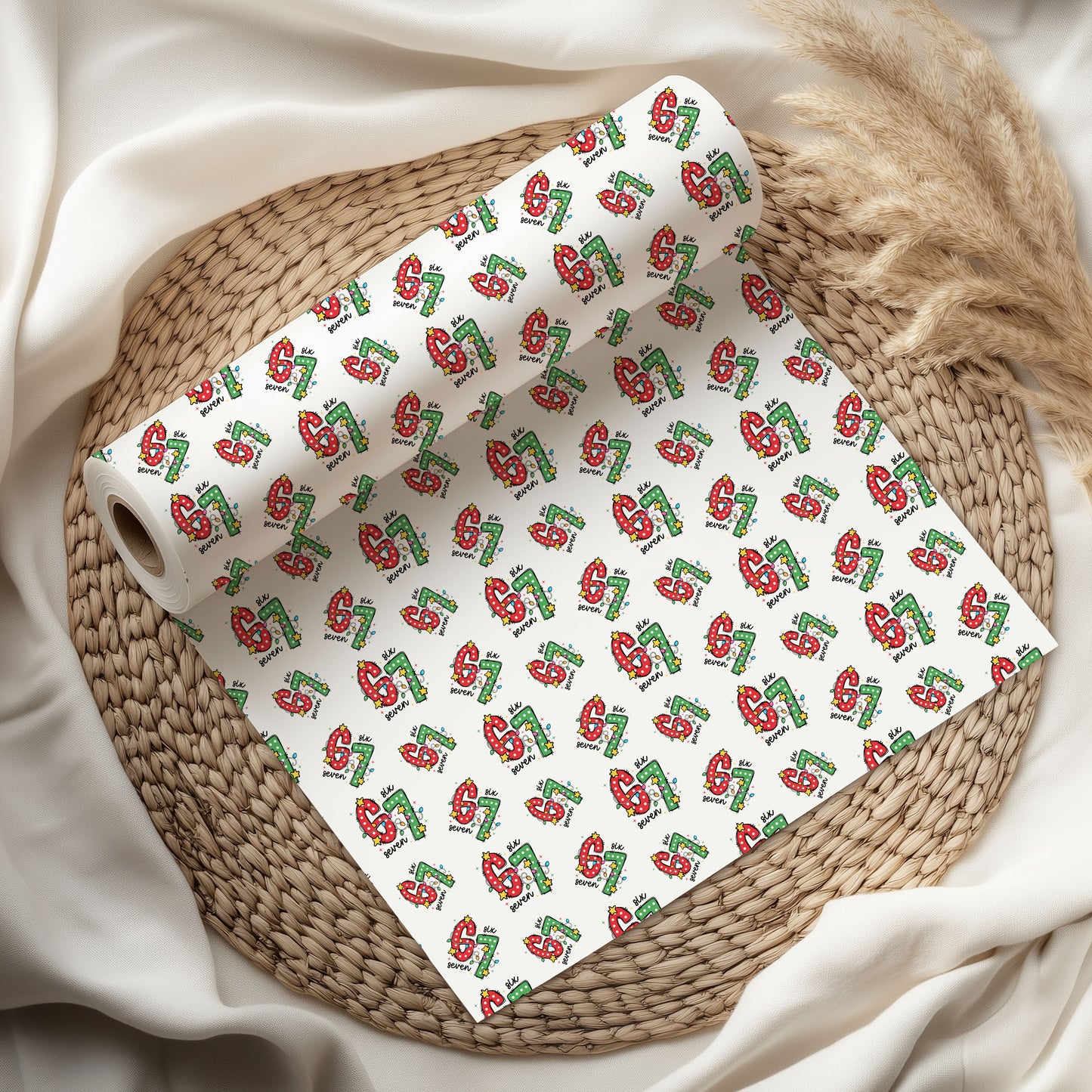 Funny Meme 67 Trend Gift Wrap