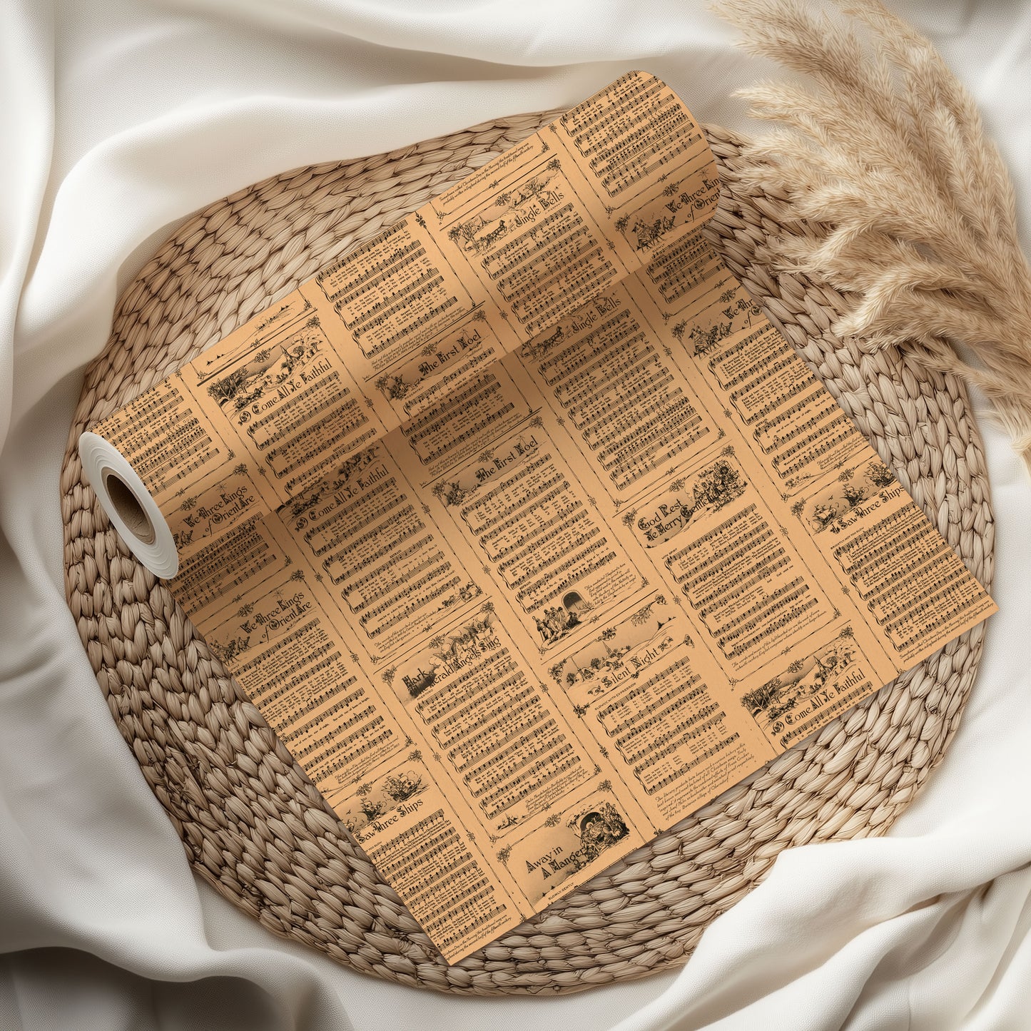 Christmas Music Wrapping Paper Gift Lovers