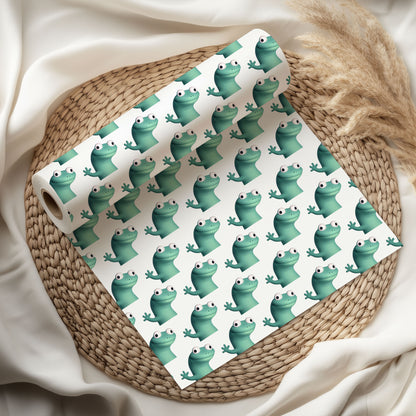 Lizard Meme Gift Wrap Funny Holiday Presents