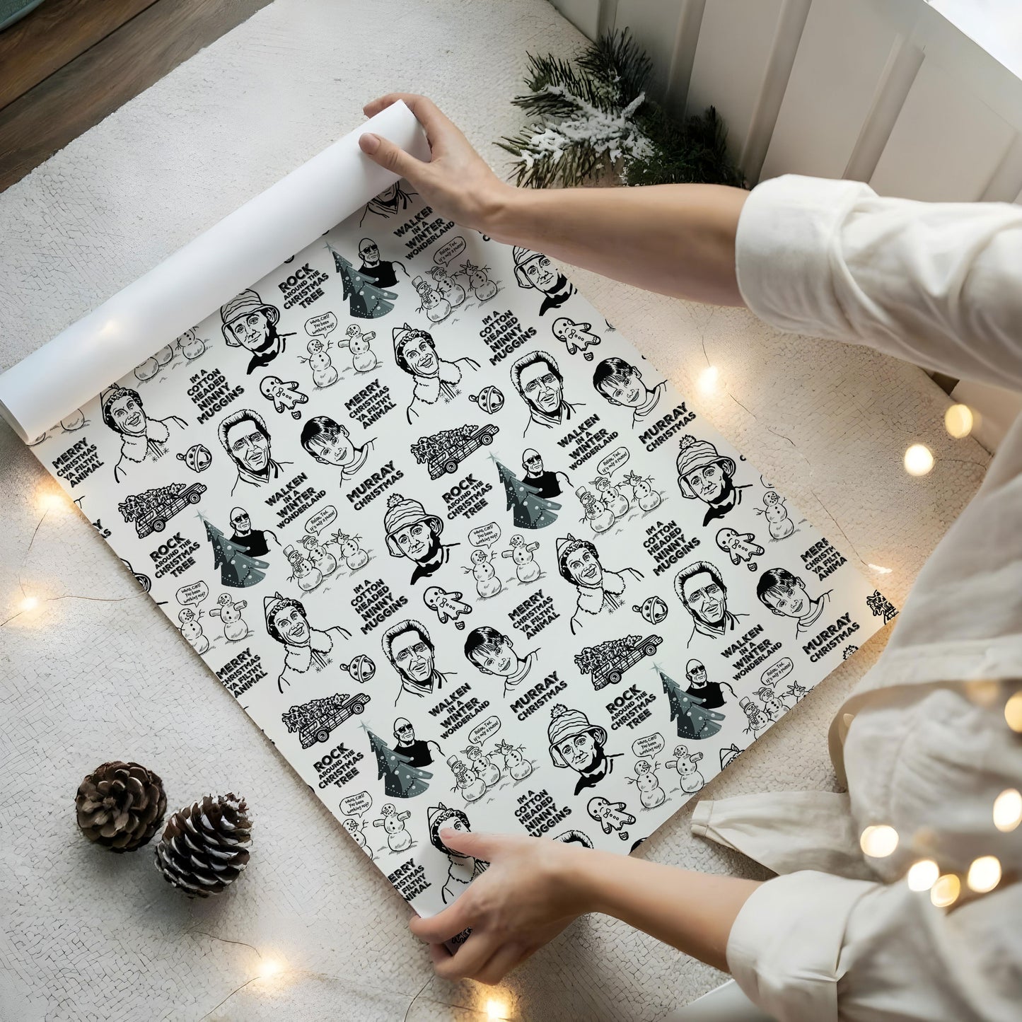 Murray Christmas Wrapping Paper Home Alone Gift Wrap