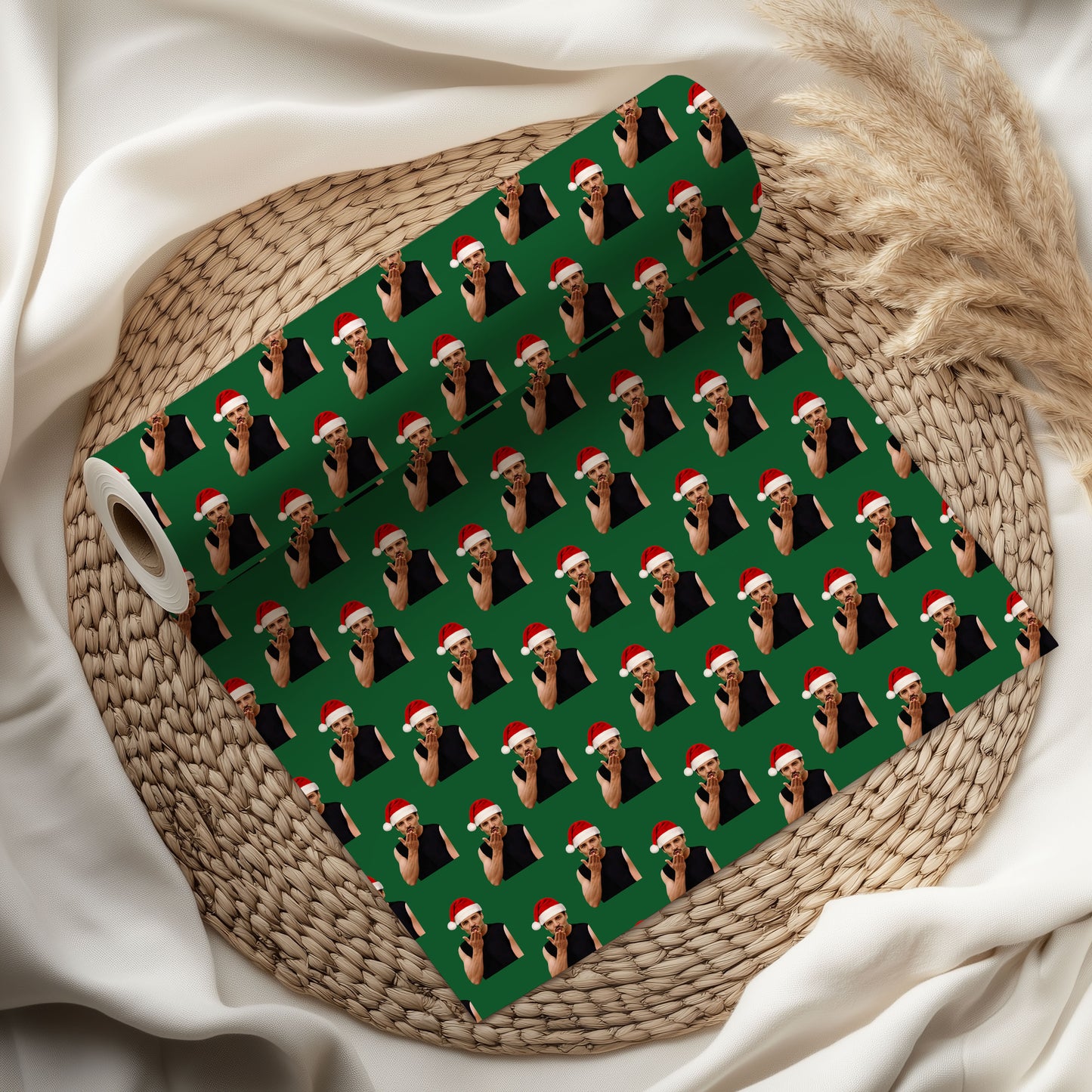 Pedro Pascal Santa Wrapping Paper