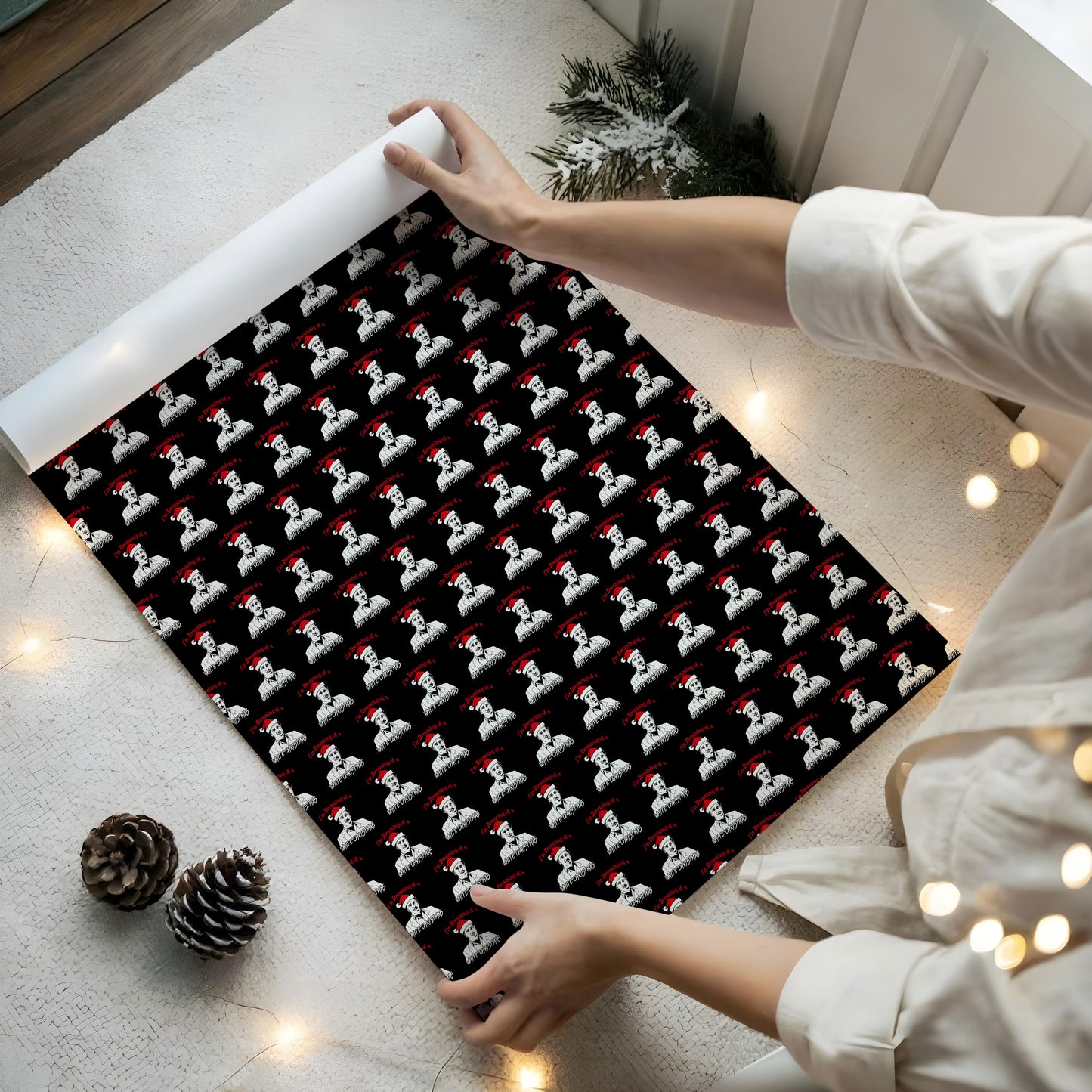 I'm Dreaming Of A White Christmas Wrapping Paper Gift Wrap
