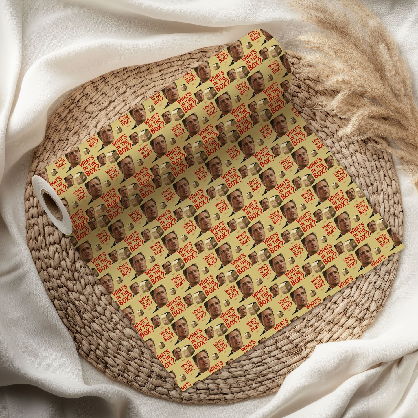 What's In the Box Wrapping Paper Gifts