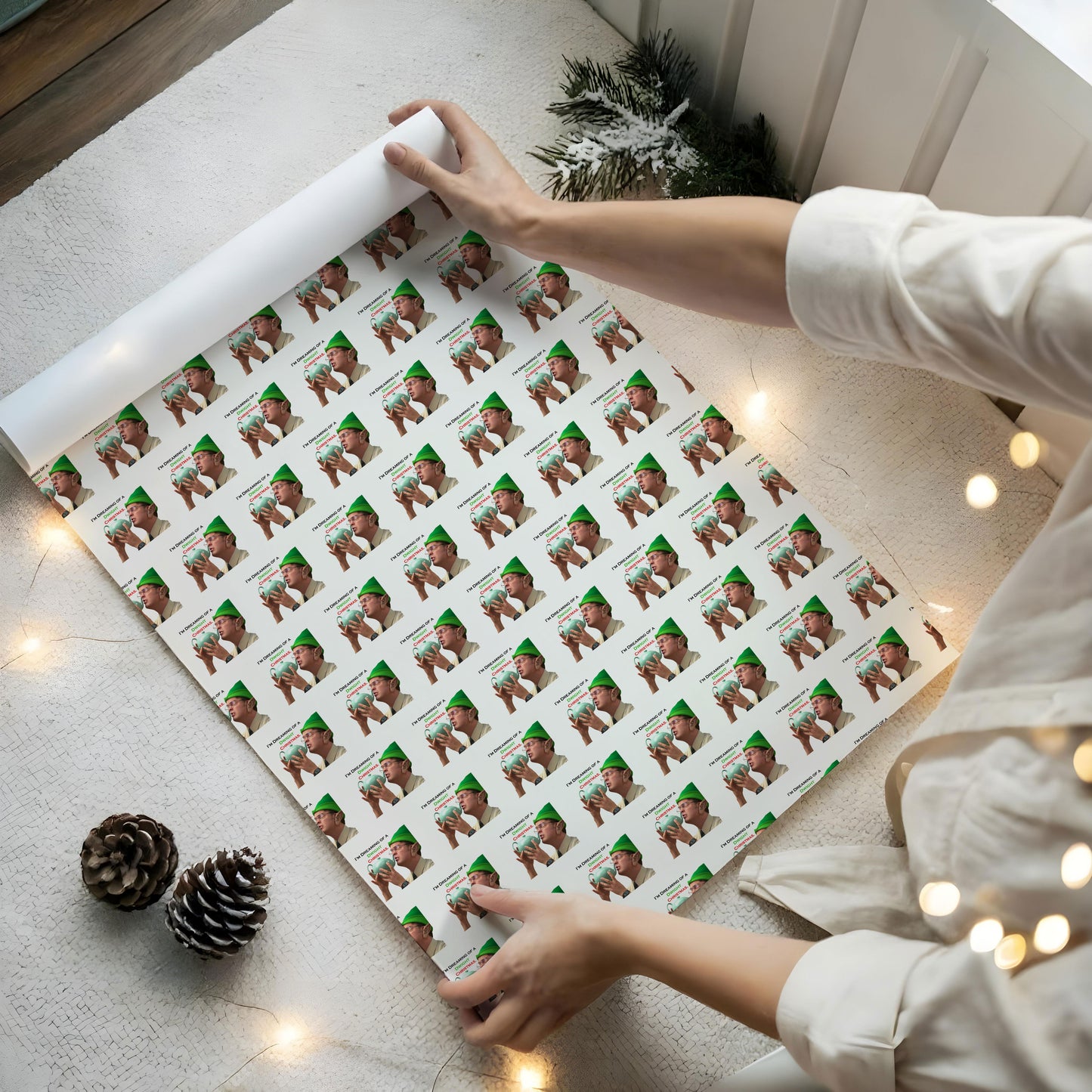 Dwight Schrute Wrapping Paper The Office Christmas Paper