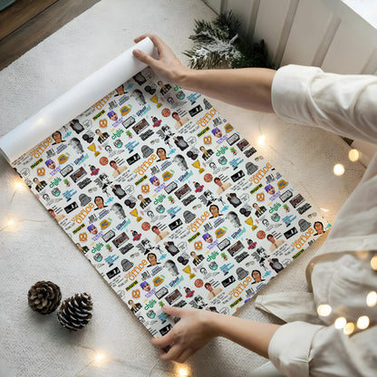The Office Wrapping Paper Funny TV Show Gift Paper