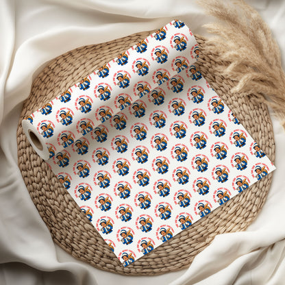 Sho Sho Sho Mery Christmas Wrapping Paper