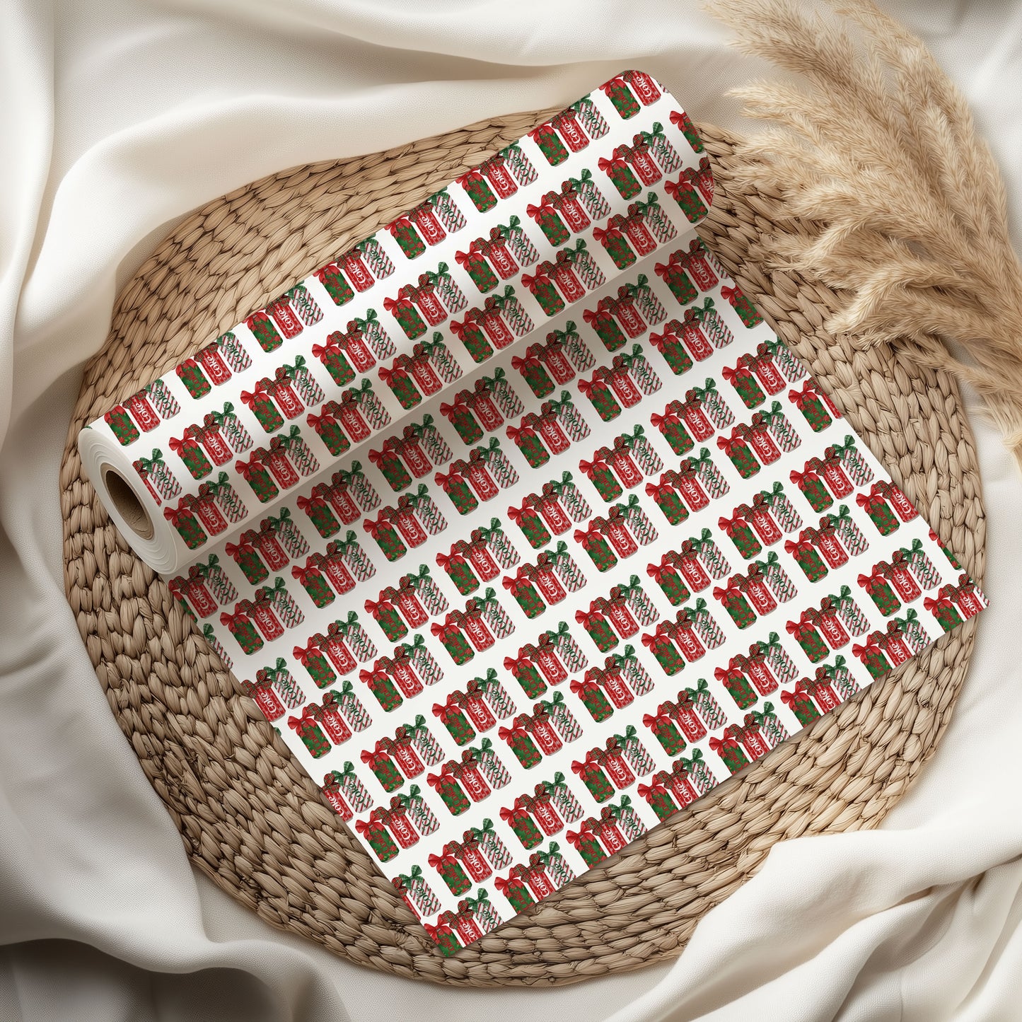 Coke Wrapping Paper Birthday Gift