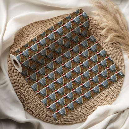 Monkey Santa Wrapping Paper