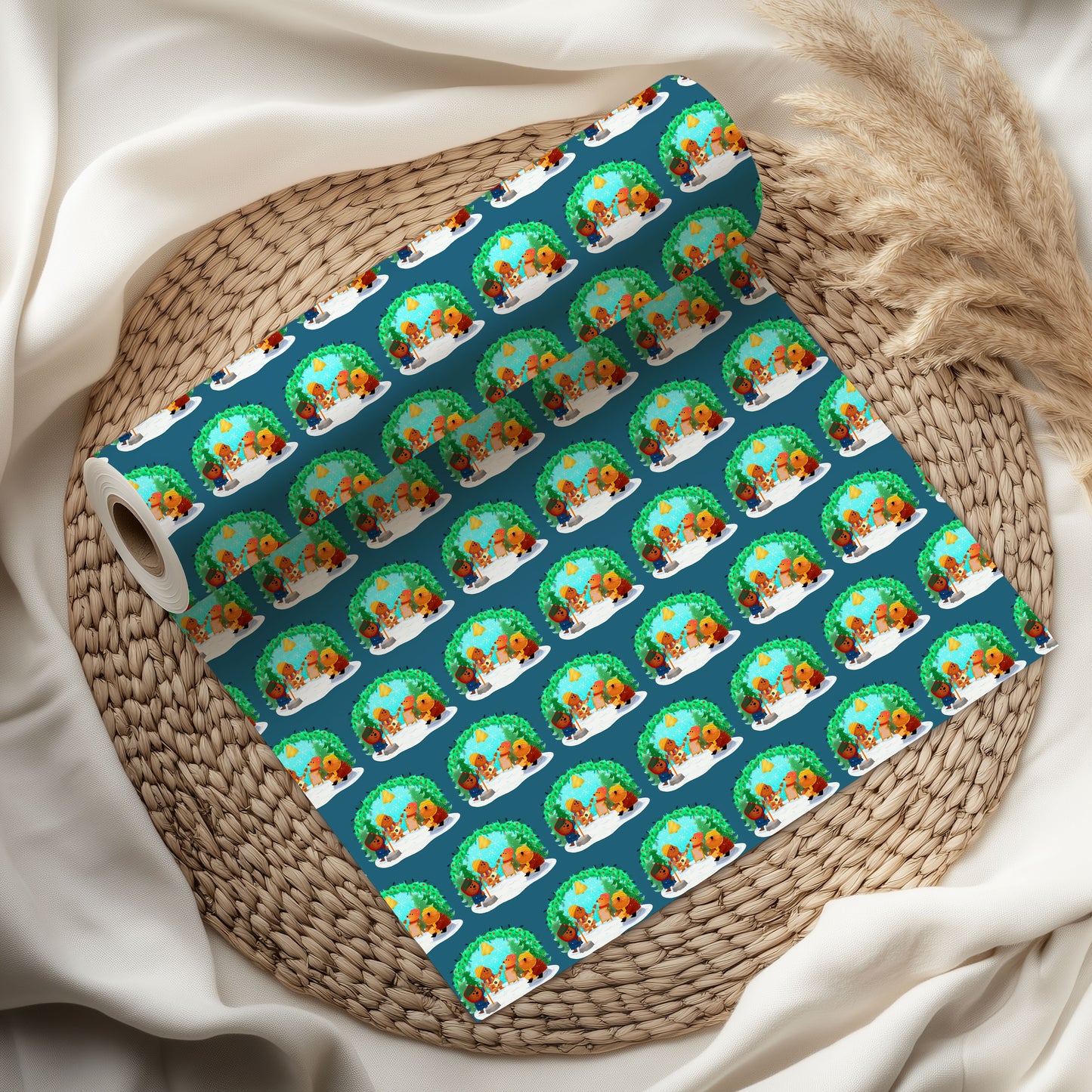 Emmet Otter's Jug-Band Christmas Wrapping Paper