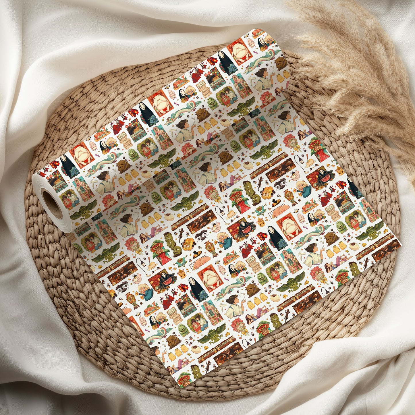 Spirited Away Wrapping Papper Roll