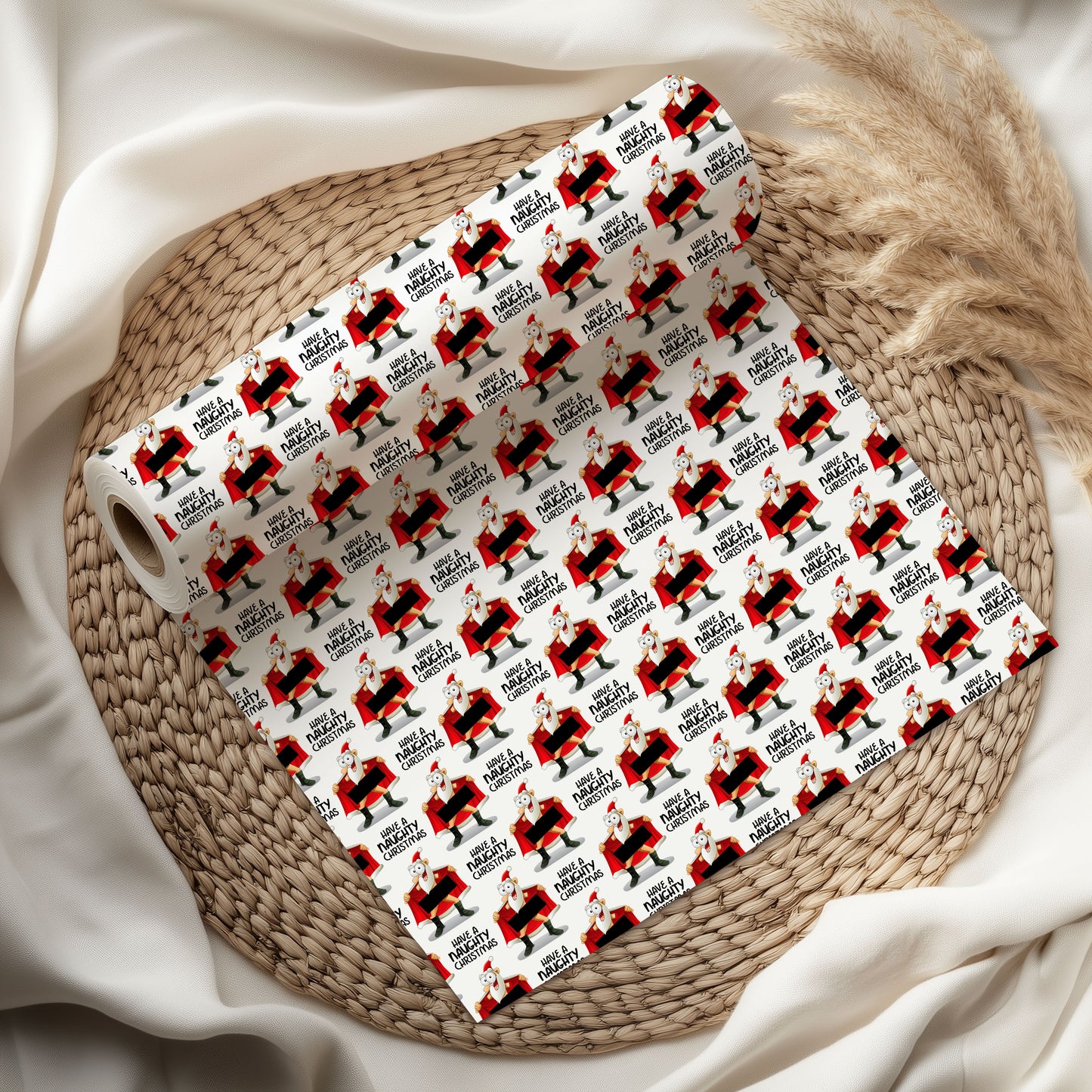 Have A Naughty Christmas Wrapping Paper