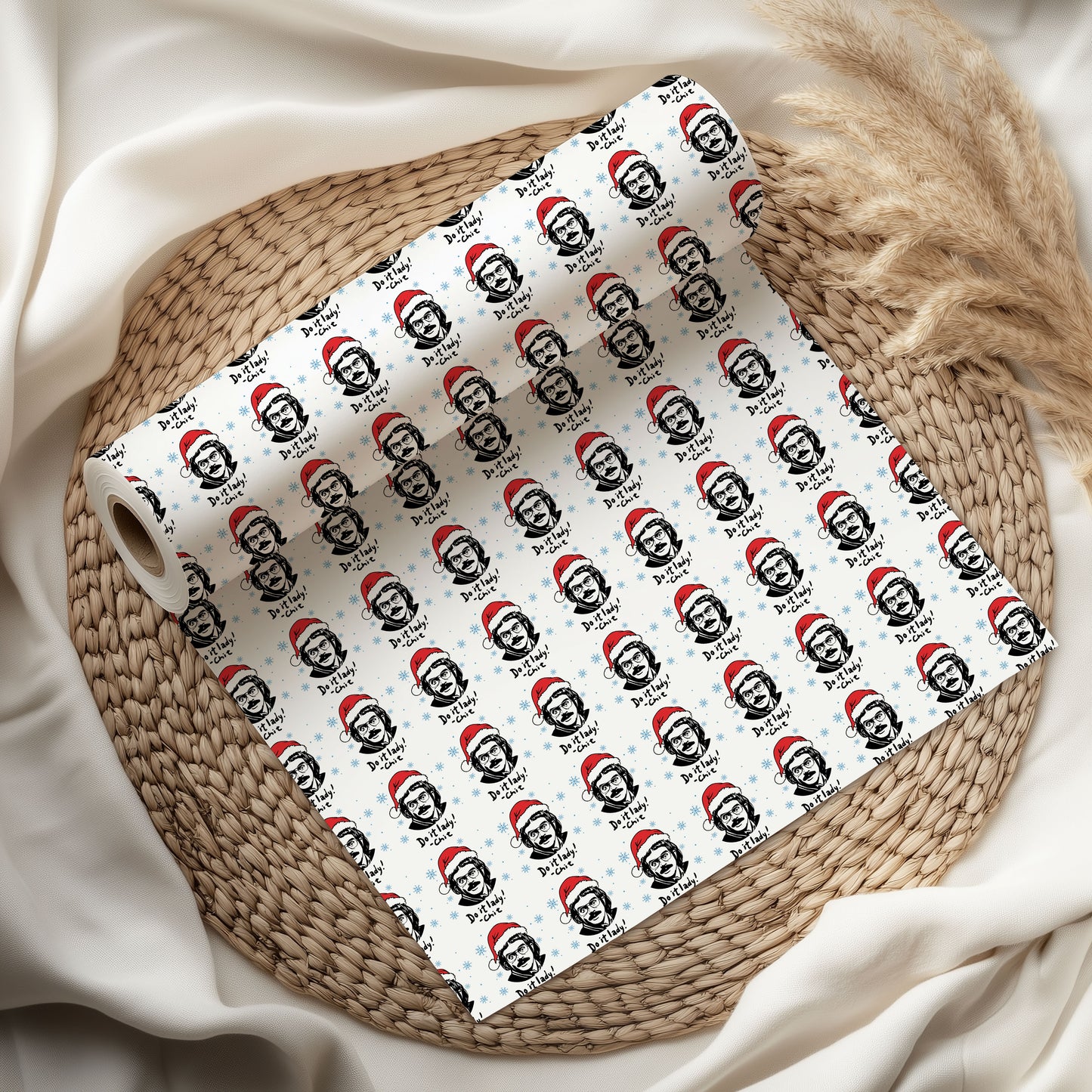 Do It Lady Wrapping Paper