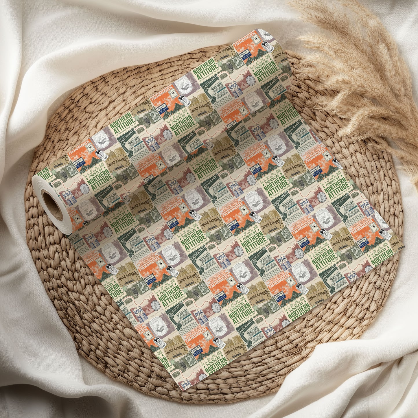 Noah Kahan Northern Attitude Wrapping Paper